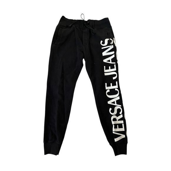Versace Jeans COUTURE Collection Black Jogger Sweatpants Men’s - Picture 2 of 7